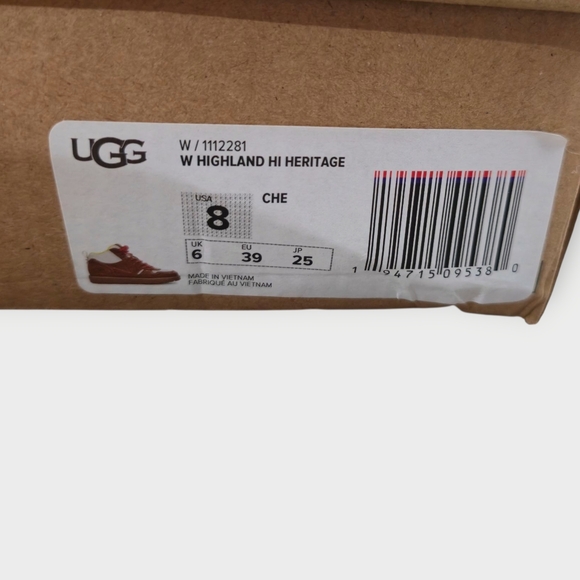 NIB UGG Highland Hi Heritage Winter Boots Women's 8 W/1112281 - Picture 3 of 7